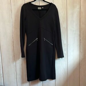Athleta Black Ponte Celebration Dress Size Medium